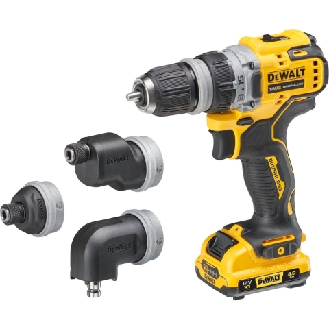 DeWALT DCD703L2T 12V Li-ion Accu Schroefboormachine Set (2x 3.0Ah) Multi-head In TSTAK Koffer