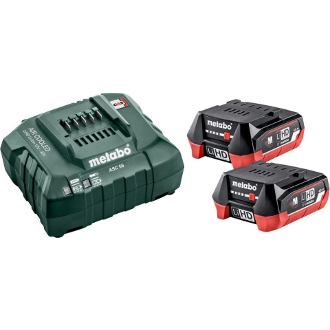 Metabo 685301000 12V LiHD Accu Starterset (2x 4,0Ah) + Lader