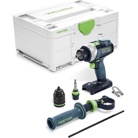 Festool TDC 18/4 I-Basic QUADRIVE 18V Li-Ion Accu Schroefboormachine Body In Systainer - 75Nm