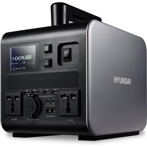 Hyundai 55431 Draagbare Li-Ion AC/DC Powerstation - 500 W