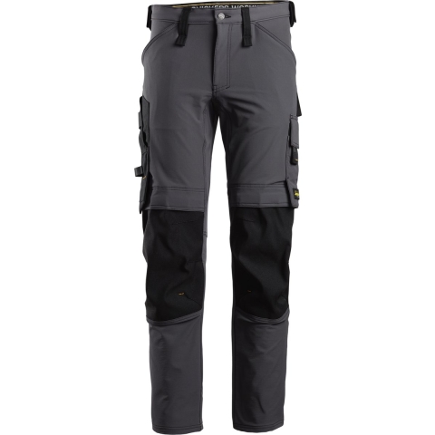 Snickers 6371 AllroundWork Full Stretch Werkbroek - Staal Grijs - Maat 054
