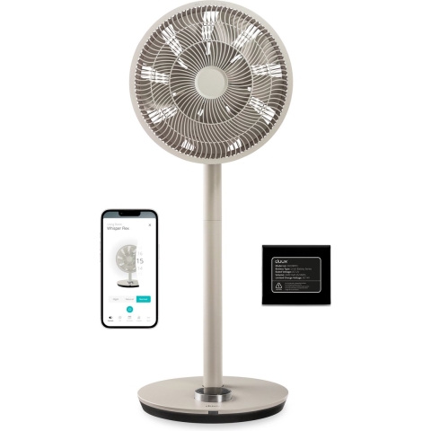 Duux Whisper Flex Smart Greige + Batterypack