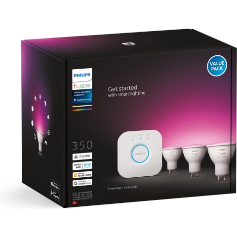 Philips Hue Gu10-ledlampen En Bridge - Starterkit Slimme Verlichting Wit