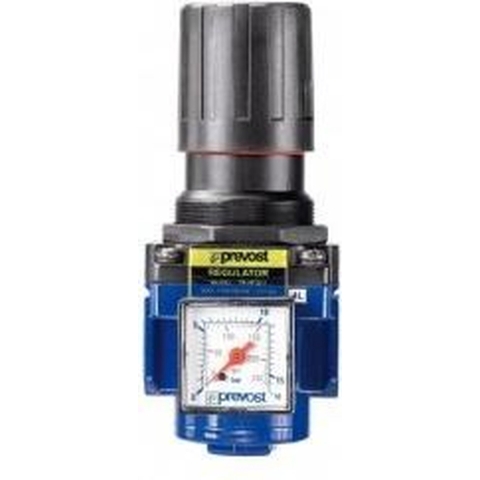 AIRPRESS 1/2"reduceerventiel 16b (20b in) + manometer