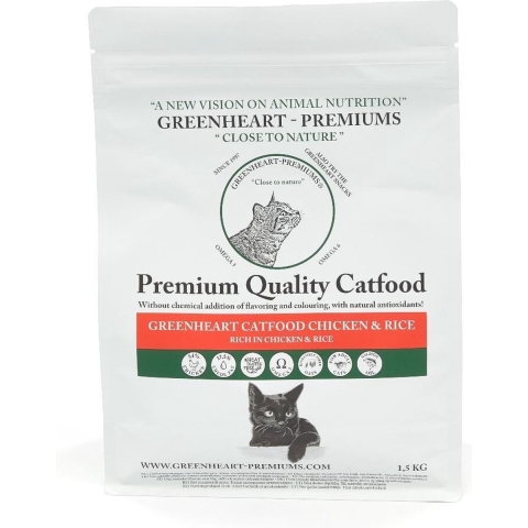 Greenheart kattenvoer Kip 10 kg