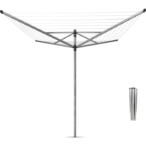 Brabantia Droogmolen Lift-O-Matic - incl. grondank