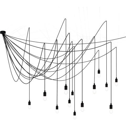 Seletti Maman 14 Cluster Hanglamp Opaal
