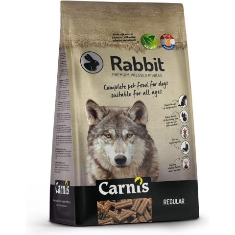 Carnis Rabbit Regular geperst hondenvoer 12,5 kg