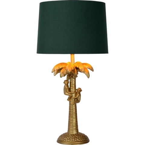 Lucide Coconut Tafellamp Goud Groen