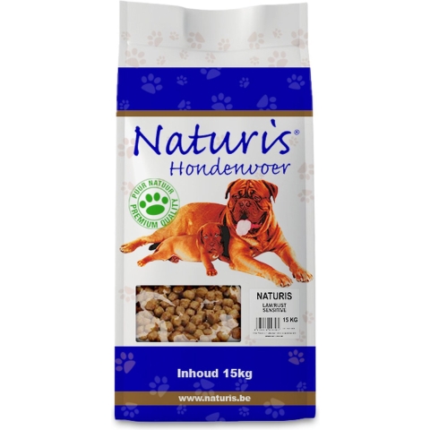 Naturis Lam en Rijst Sensitive 15 kg