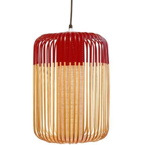 Forestier Bamboo Light HanglampØ35 Large Rood