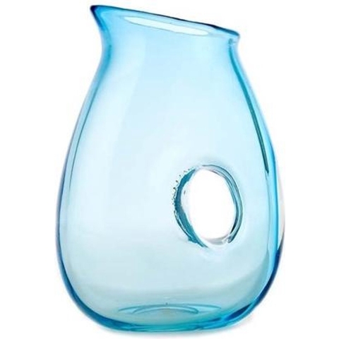 POLSPOTTEN Jug With Hole Karaf 0,85L Blauw