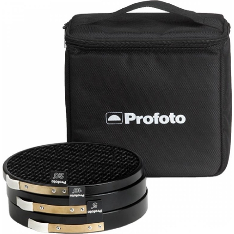 Profoto 900849 Grid Kit 5, 10 & 20 graden, tas inbegrepen