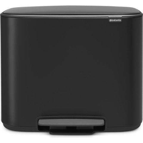 Brabantia Bo Pedaalemmer 11 + 23l Matt Black