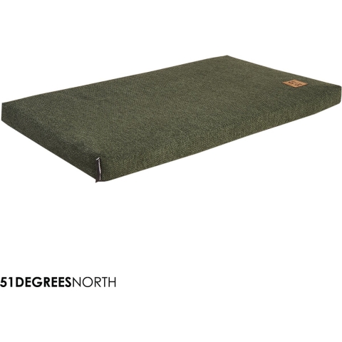 51DegreesNorth Mattress Como Winter Moss L 88 x 55 x 5 cm