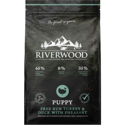 Riverwood Puppy Turkey&Duck with Pheasant 12 kg