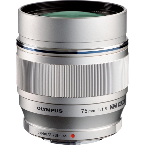 Olympus M.Zuiko ED 75mm 1.8 Silver