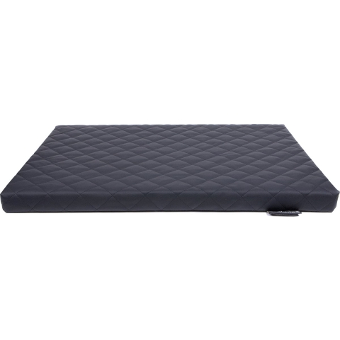 Lex&Max Benchmatras Eco Leather Zwart 75 x 47 cm
