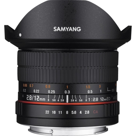 Samyang 12mm F2.8 ED AS NCS fisheye Canon EF