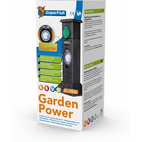 SuperFish Superfish Gardenpower Stekkerdoos Met Timer