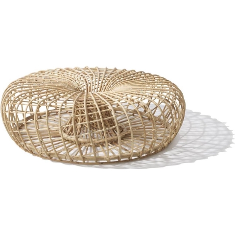 Cane-Line Nest Rattan HockerØ130 Indoor