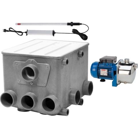 AquaForte AquaForte Trommelfilter set + Jetpomp