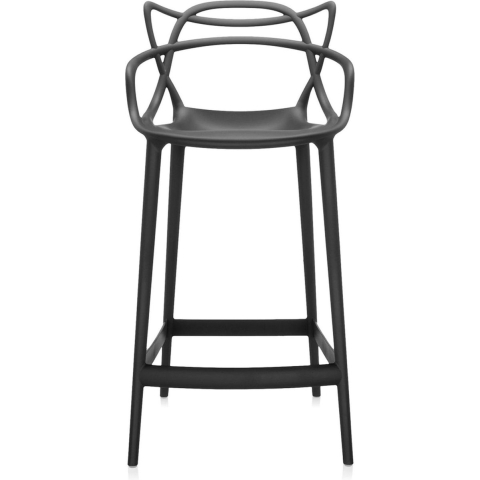 Kartell Masters Barkruk Zwart 65cm