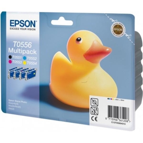 EPSON T0556 Multipak zwart en drie kleuren