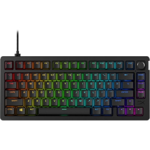 Hyperx Alloy Rise 75% Bedraad Gamingtoetsenbord Zwart