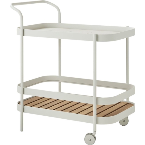 Cane-Line Roll Bartrolley White