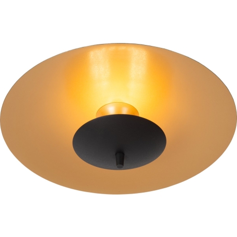 Lucide Vulcan PlafondlampØ35 Zwart/messing