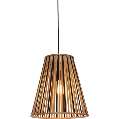 Good&Mojo Merapi Hanglamp ConeØ40 Large Naturel/zwart