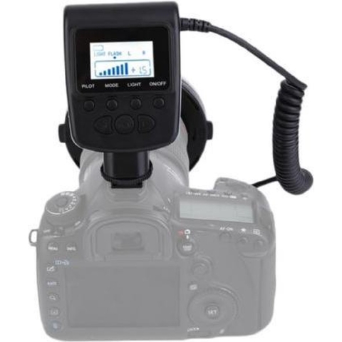 StudioKing Macro LED Ringlamp met Flitser RL-130
