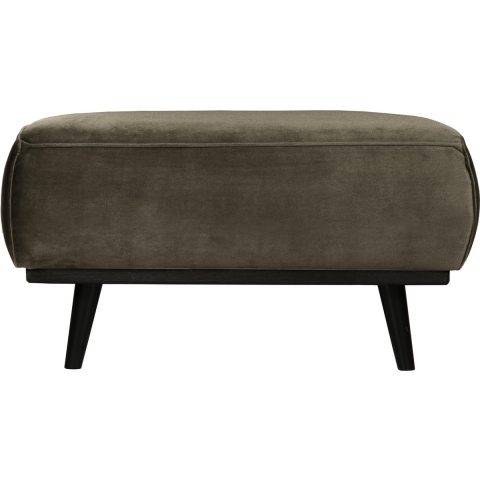 BePureHome Statement Hocker Fluweel Warm Groen