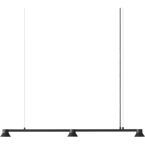 Normann Copenhagen Hat Linear Hanglamp Small Zwart