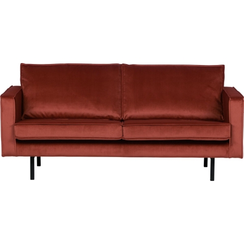BePureHome Rodeo Velvet Bank 2,5-zits Chestnut