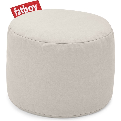 Fatboy Point Stonewashed Poef Zilvergrijs