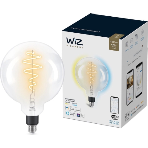 WIZ Slimme Led-verlichting Bol Wit Licht E27 40w