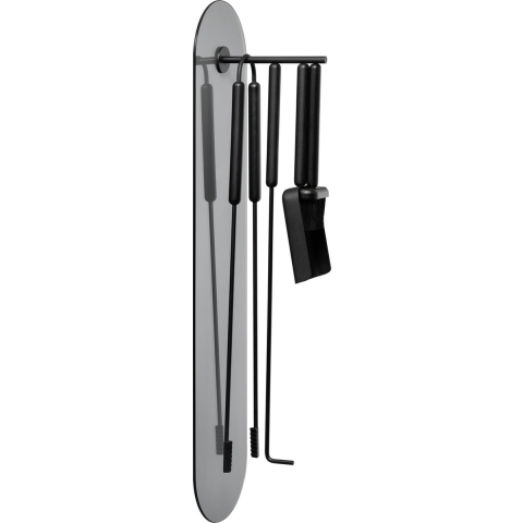 Blomus Ashi Openhaardset Van 5 Wand Black