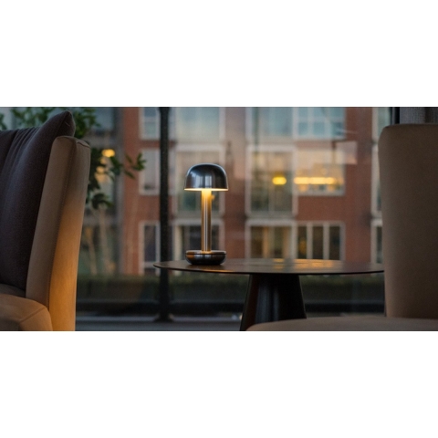 Humble Two Tafellamp LED Oplaadbaar Donker Titanium