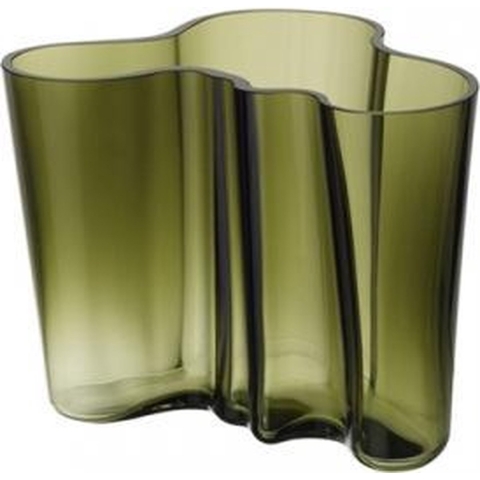 Iittala Alvar Aalto Vaas 16cm Mosgroen