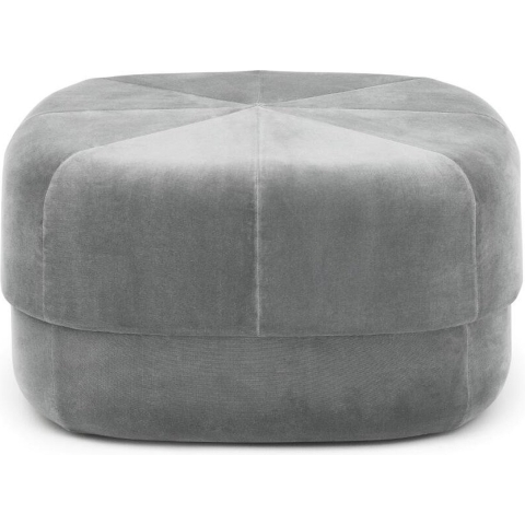 Normann Copenhagen Circus Velour Poef Large Grijs