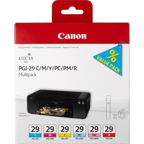 Canon PGI-29 Multipack C/M/Y/PC/PM/R