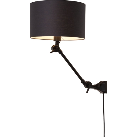 It's About Romi Amsterdam Wandlamp Met Kap W1 Zwart