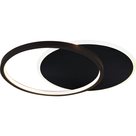 Lucide Axelle Plafondlamp LED Zwart