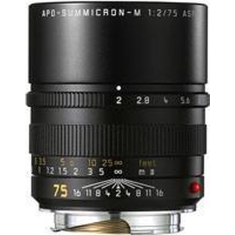 Leica APO-SUMMICRON-M 75mm f/2 ASPH black anodized finish