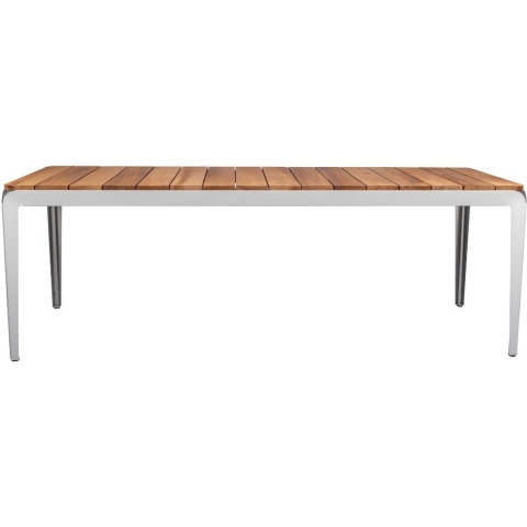 Weltevree Bended Tuintafel 220x90 Essenhout Agate Grey