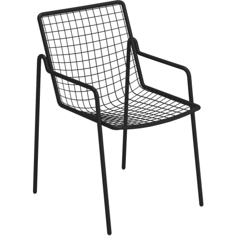 Emu Rio R50 Tuinstoel Met Armleuning Zwart