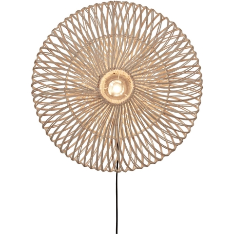 Good&Mojo Zanzibar Wandlamp Large Wit