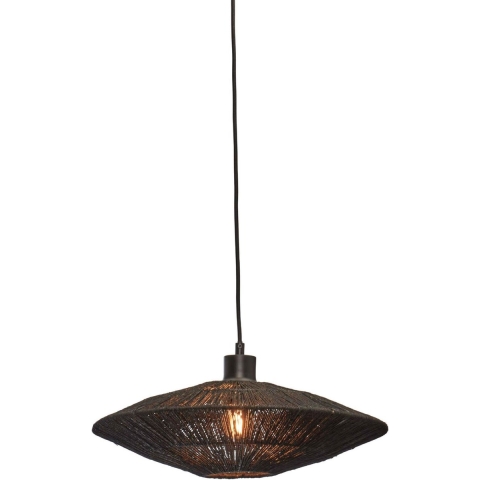 Good&Mojo Iguazu Hanglamp SchijfØ40 Small Zwart